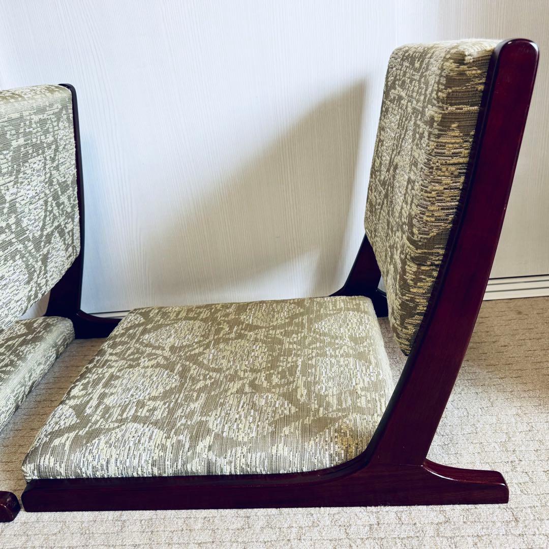 【2脚セット】カリモク karimoku 折りたたみ 座椅子 和室 和家具 和風