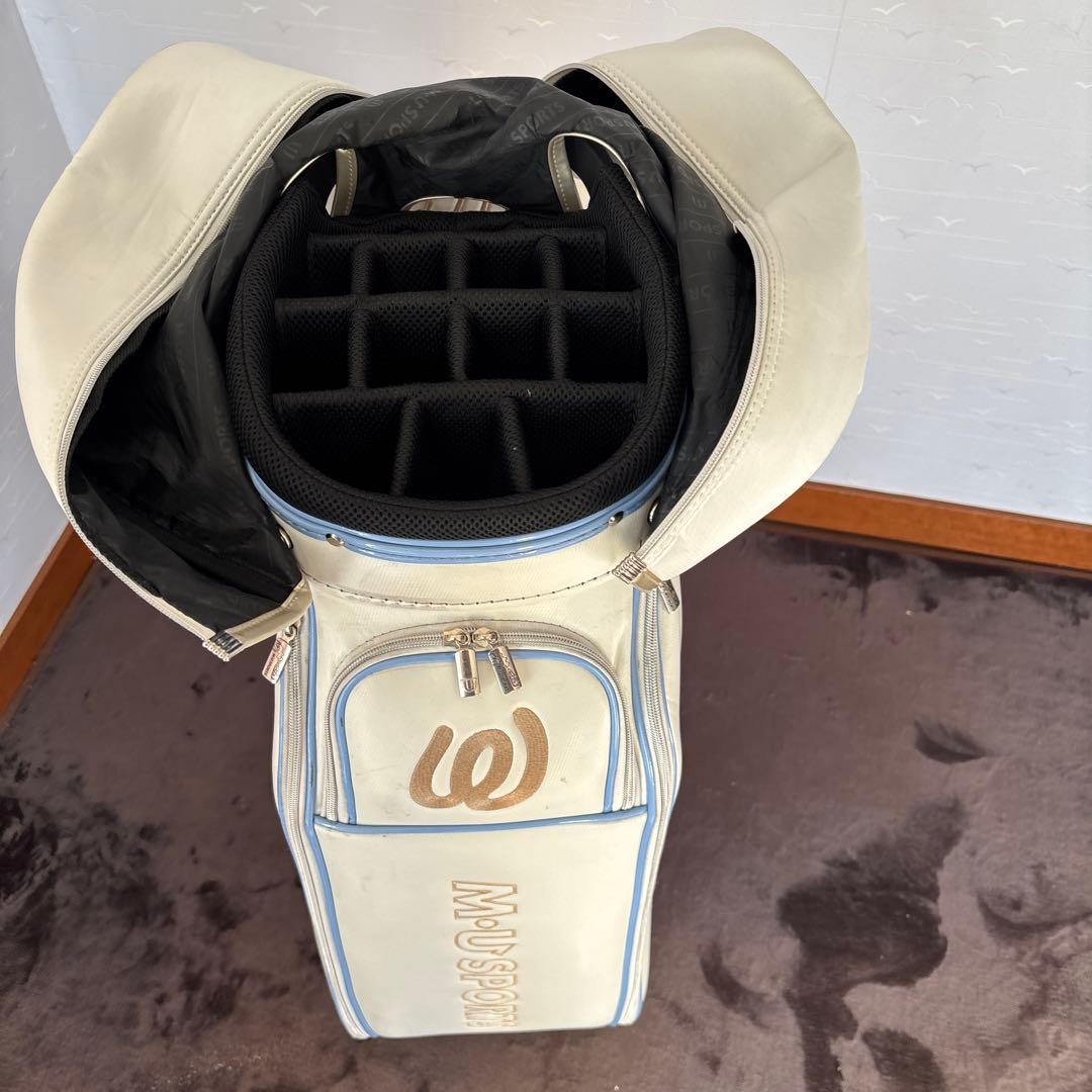 M.U.SPORTS クマ刺繍 キャディバッグ