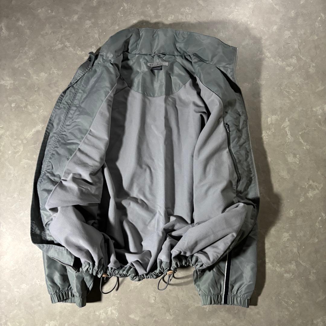 00s archive NIKE nylon jacket ドローコード 光沢