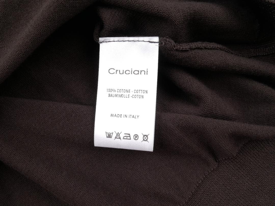 Cruciani◆Made in Italy◆48◆ブラウン◆ハイゲージ ニット