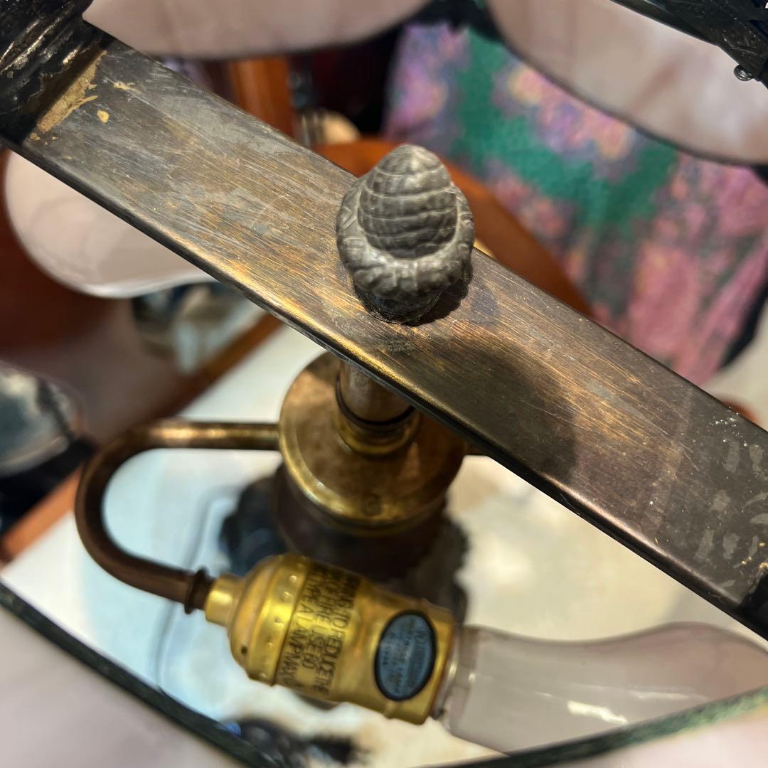 アンティーク フラワーモチーフ ランプ