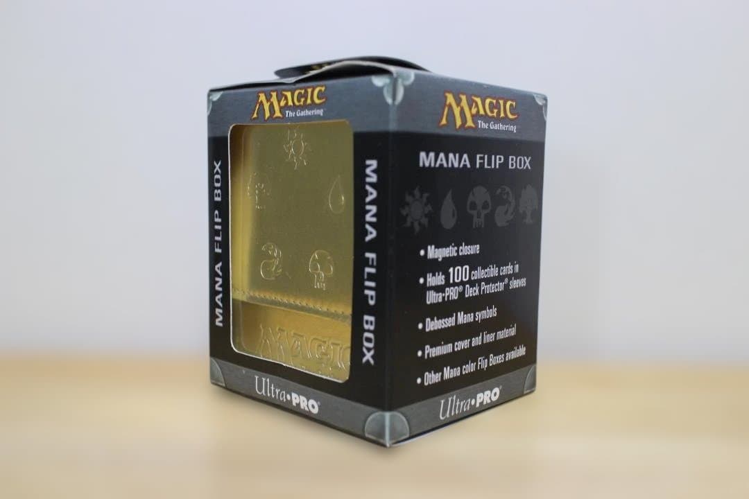 ウルトラプロ マジック・ザ・ギャザリング フリップデッキボックス・マナ・ゴールド