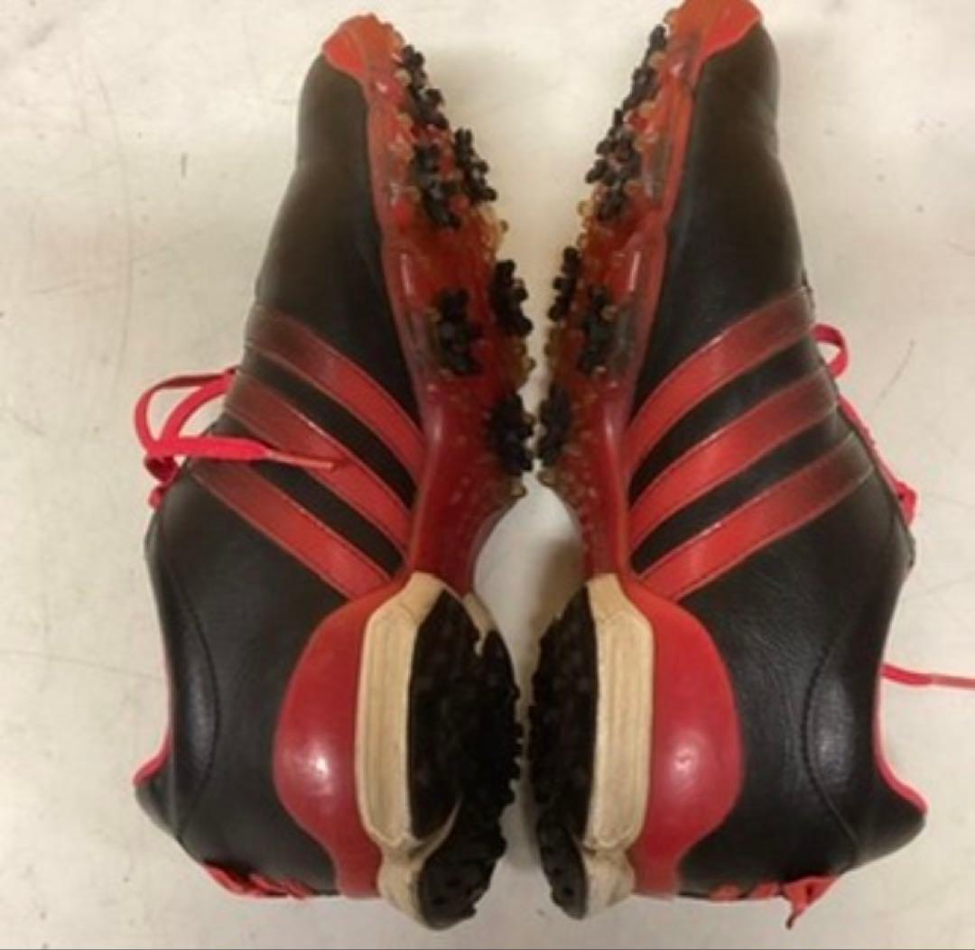 adidasゴルフシューズ25cm メンズ 汚れ有り スポーツ用（む99）