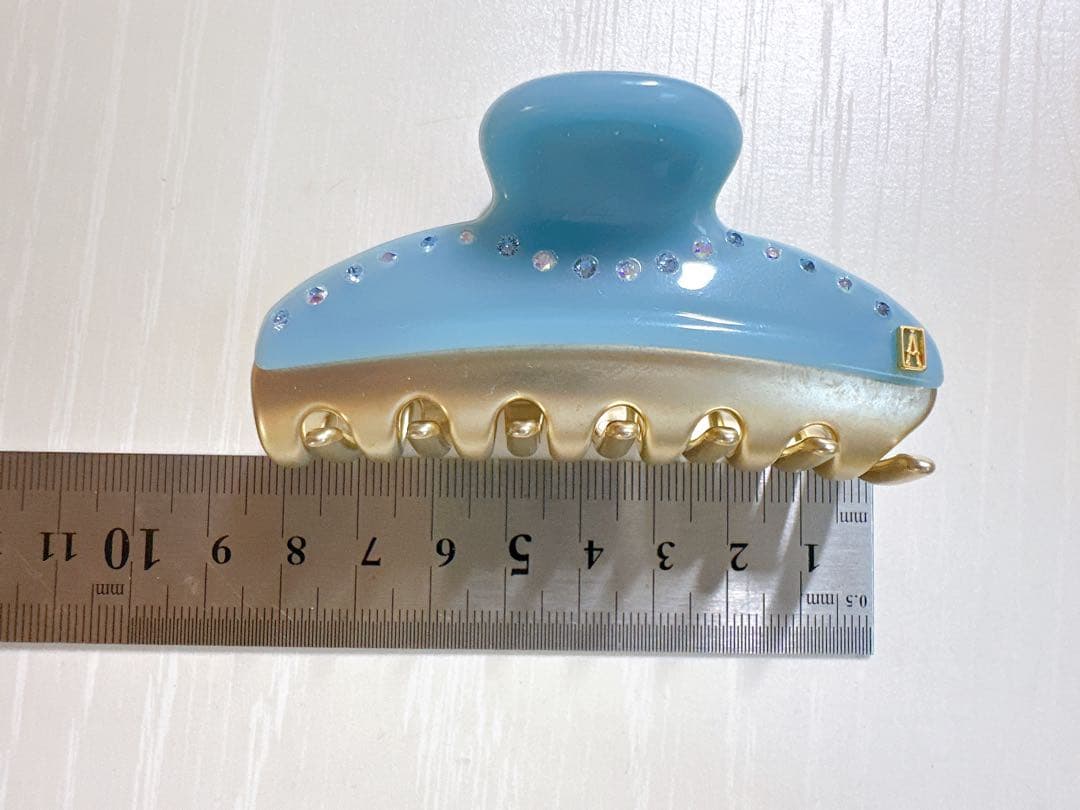 美品　アレクサンドルドゥパリ　クリップ　ライトブルー