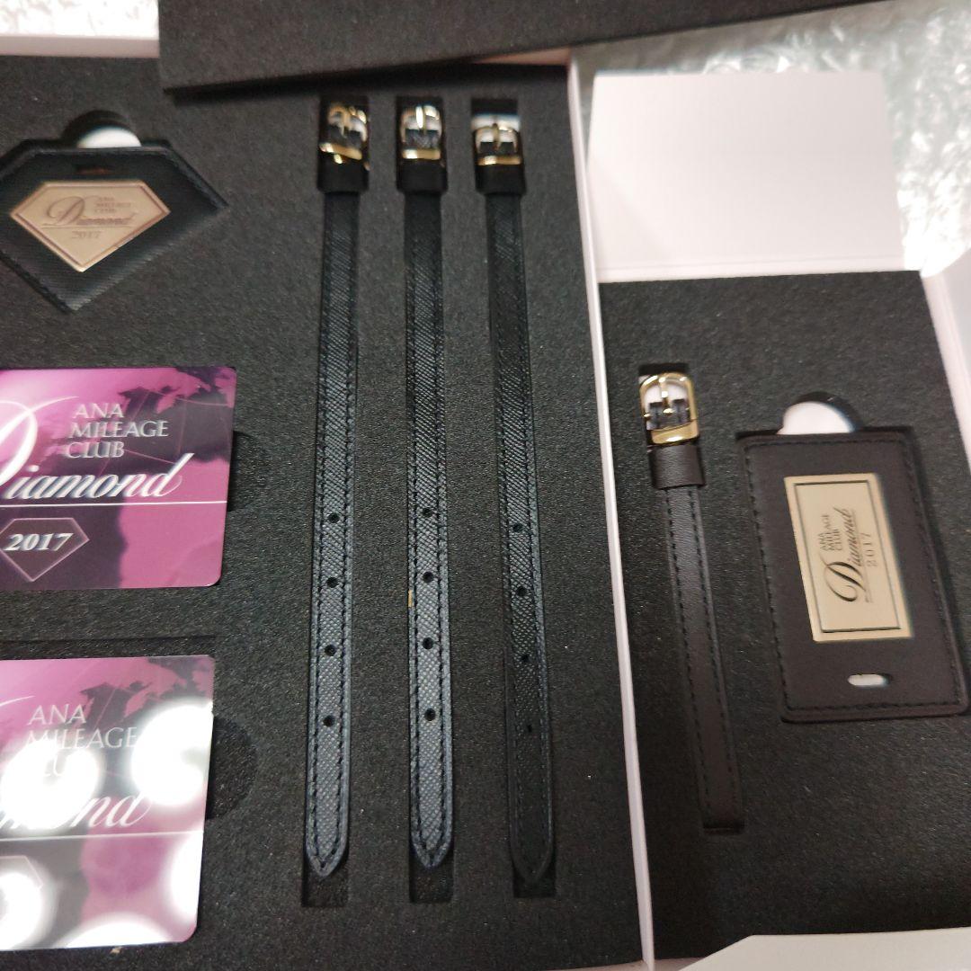 ANA　マイレージクラブ　2017　ダイヤモンド　ネームタグ　セット