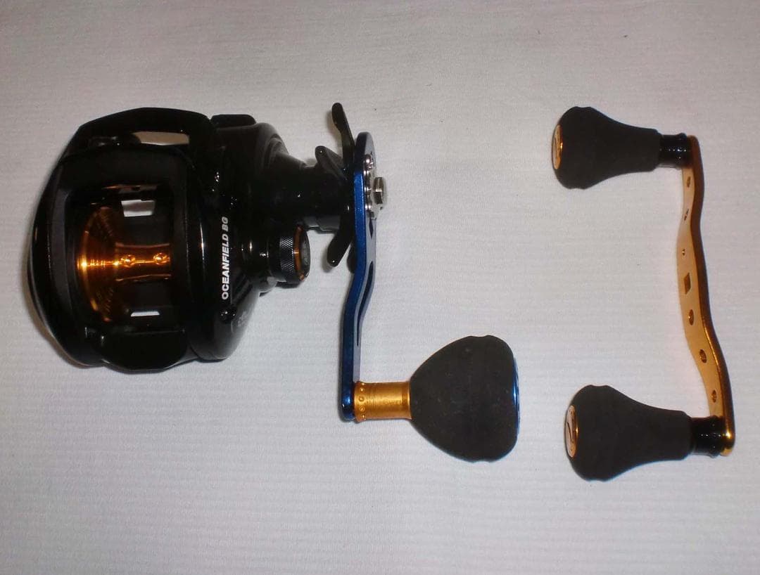 アブガルシア　オーシャンフィールドＢＧ【右巻き】　スペアハンドル付き　未使用新品