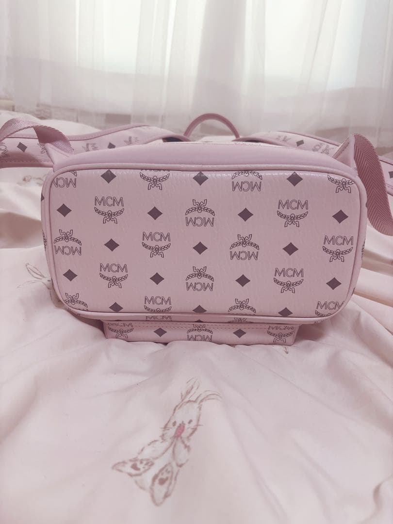 MCM リュック パウダーピンク Small S