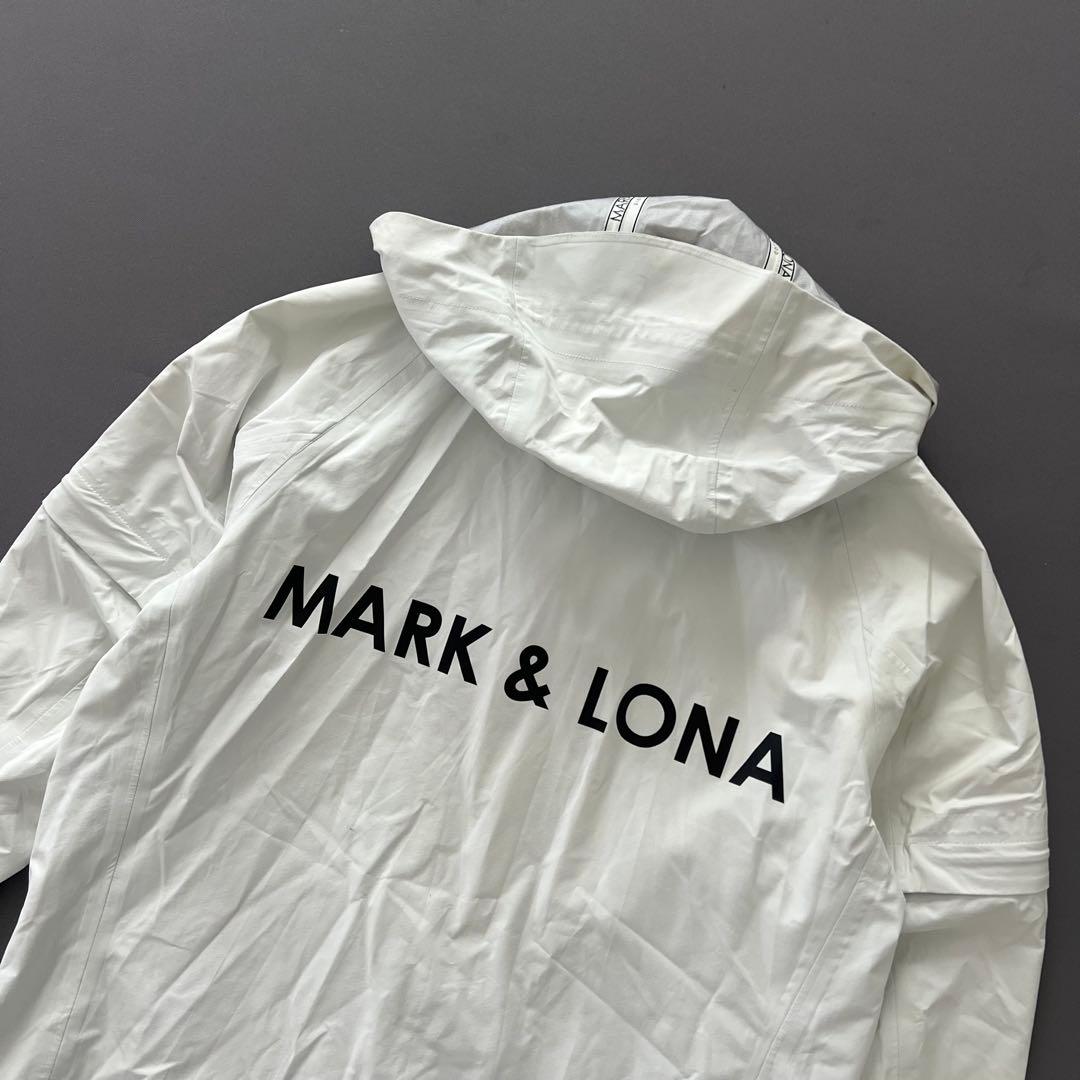 MARK&LONA マークアンドロナ　レインジャケット　メンズ　サイドロゴ　防水