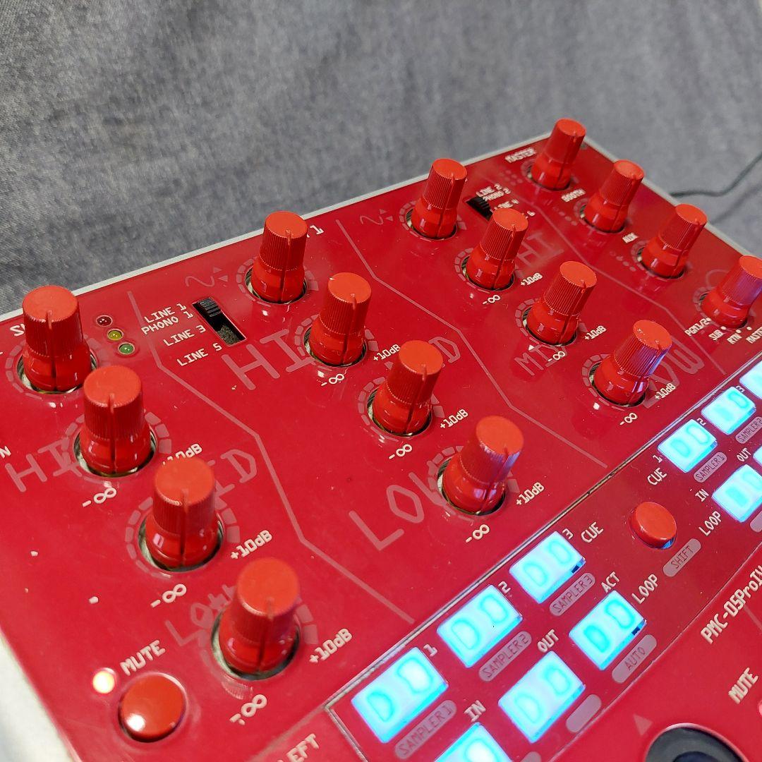 【動作確認済】Vestax PMC-05ProIV DJミキサー 赤 希少色