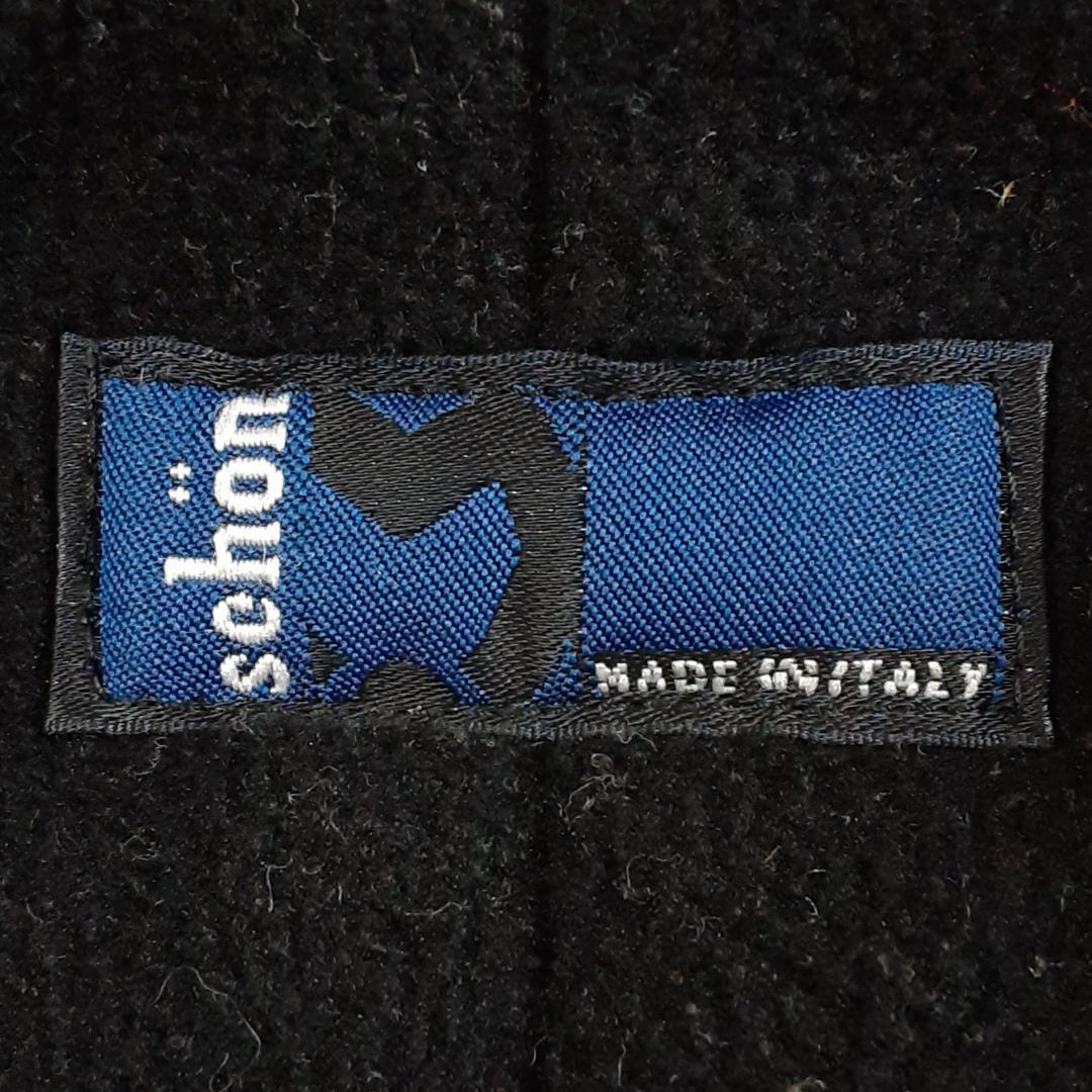 美品◎mila schon ミラショーン ベンチコート 黒 裏地フリース 防風