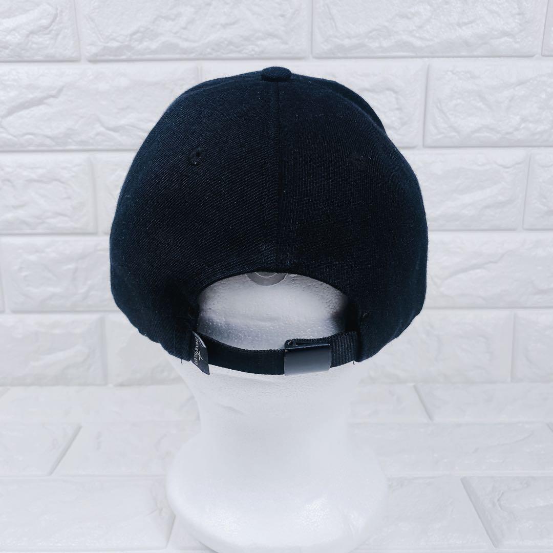 STONE  刺繍ロゴ ベースボールキャップ　ブラック L