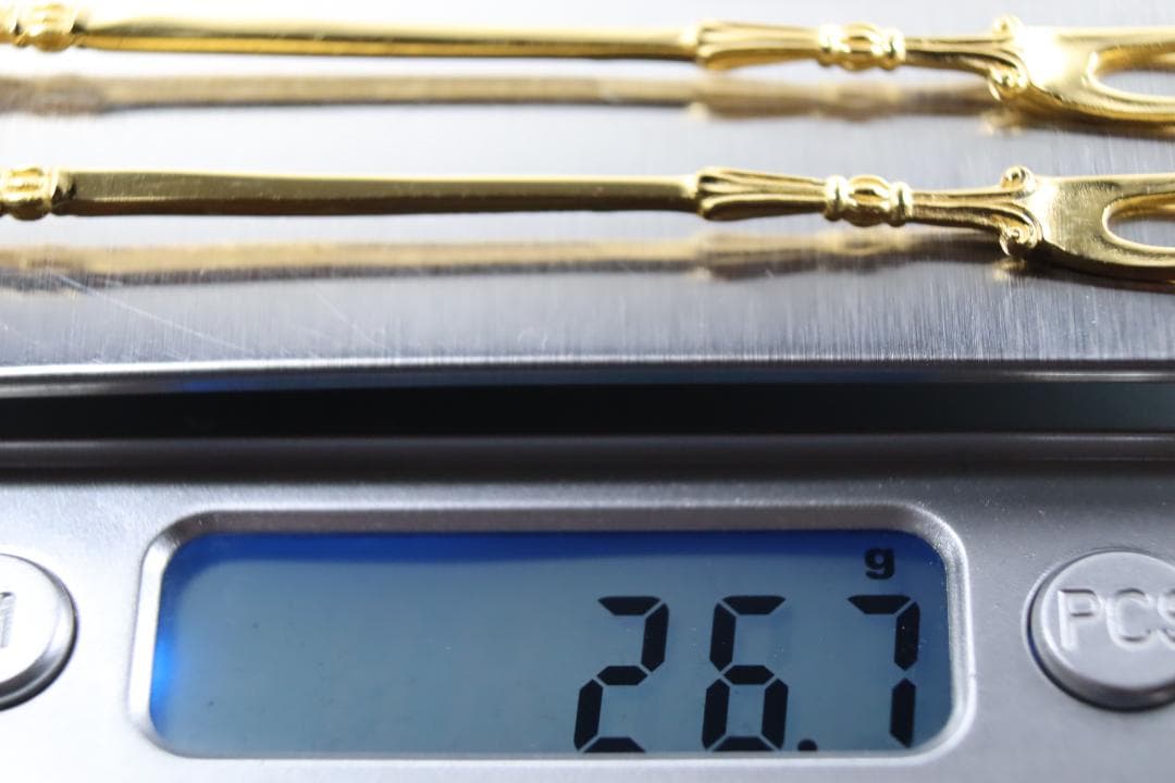 クリストフウィドマン■スターリング製フルーツピック6本セット■デコラ・クラシック