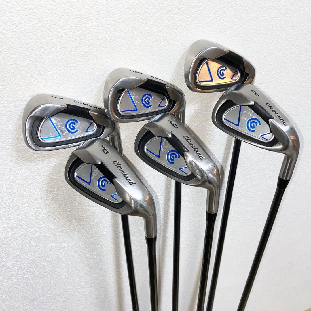 良品☆クリーブランド メンズゴルフクラブ セット☆初心者 キャディバッグ付 R右