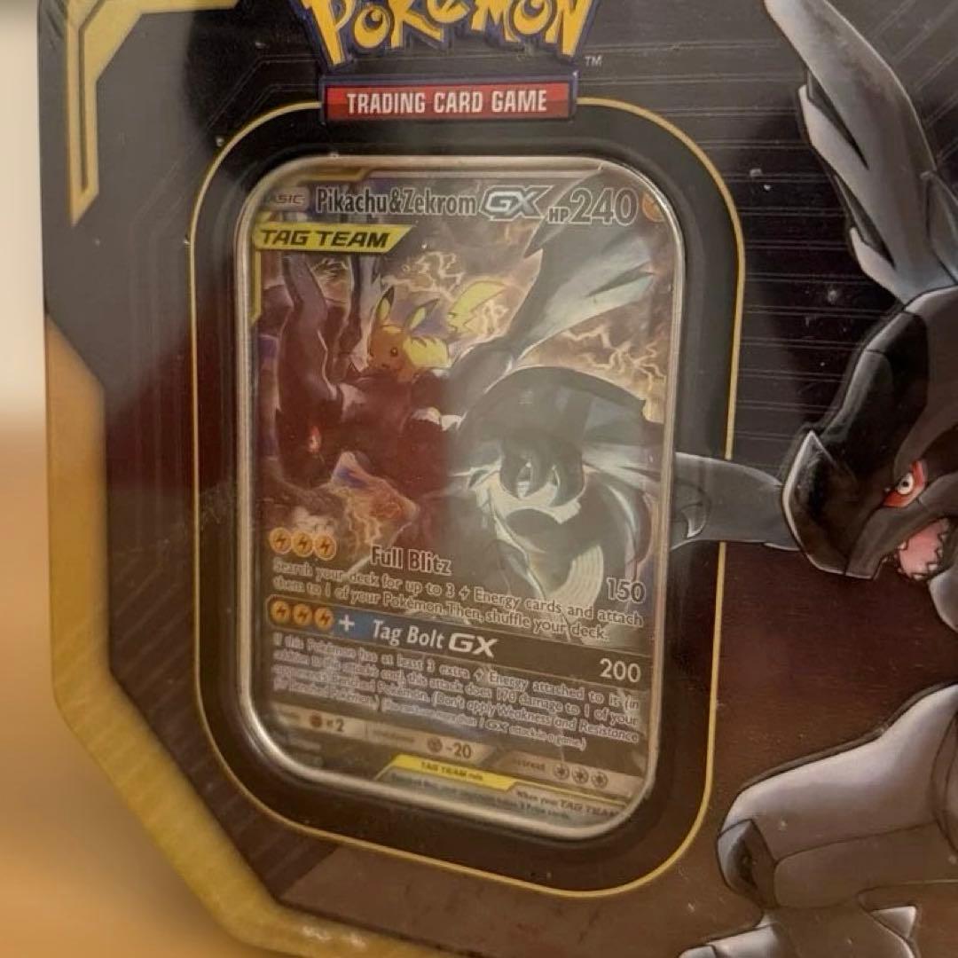 海外版 ピカチュウ&ゼクロムGX SRスペシャルアート　 プロモ BOX