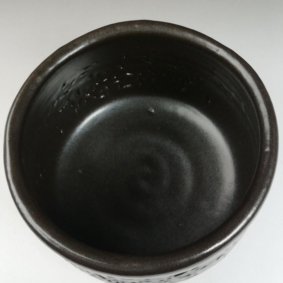 Ｗ１８　茶碗　『作山焼』『小池斉 造』　共箱　抹茶碗　茶道具