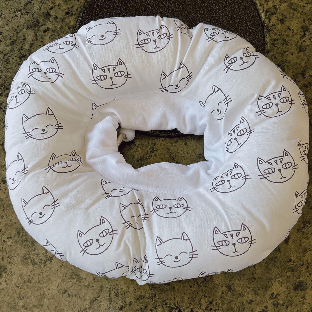 エリザベスカラー 猫用 犬用 グレー 首周り 10cm 犬傷舐め防止 柔らかい