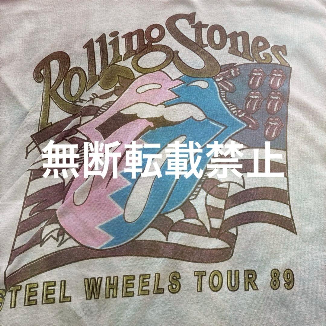 Rolling Stones Steel Wheels Tour 89 Tシャツ