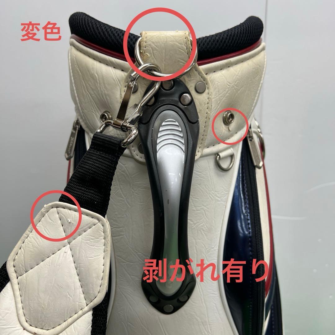 タイトリスト　titleist キャディーバック　8インチ　ホワイト　メンズ