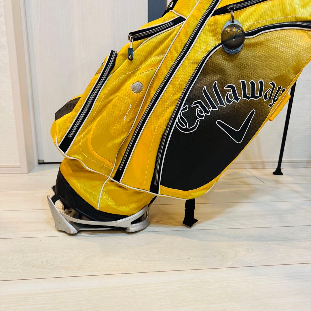 Callaway スタンド型キャディバック 軽量 コンパクト イエロー