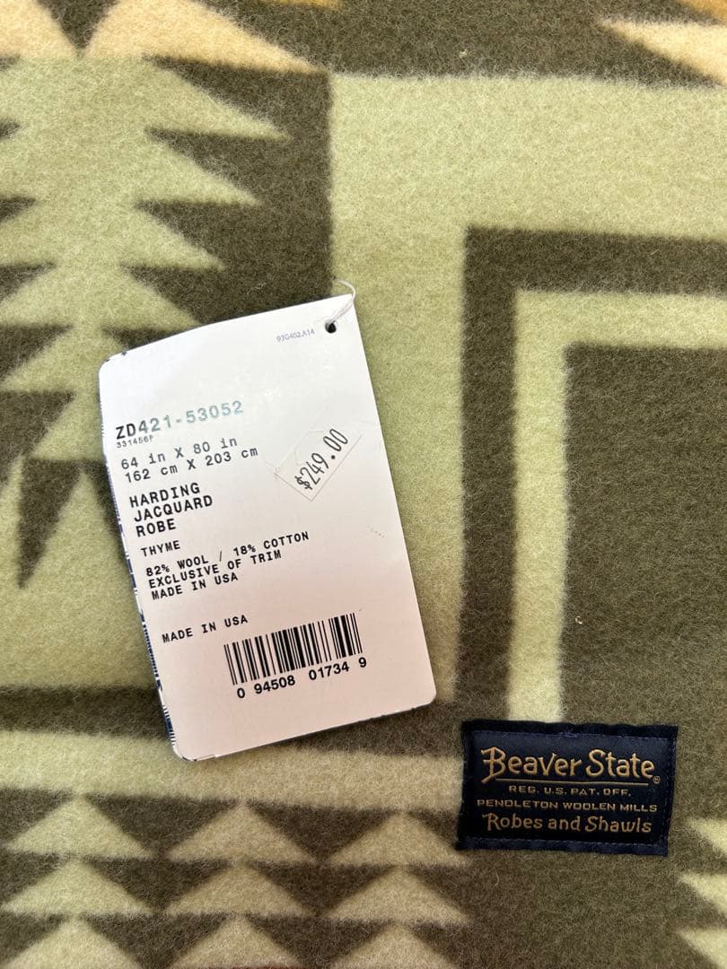 アウトドア寝具 Pendleton Beaver State Indian Blanket