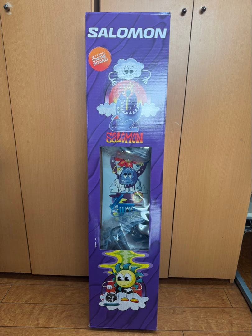 25-26モデル新品　サロモン スノーボードセット キッズ100㎝　即使用かさ