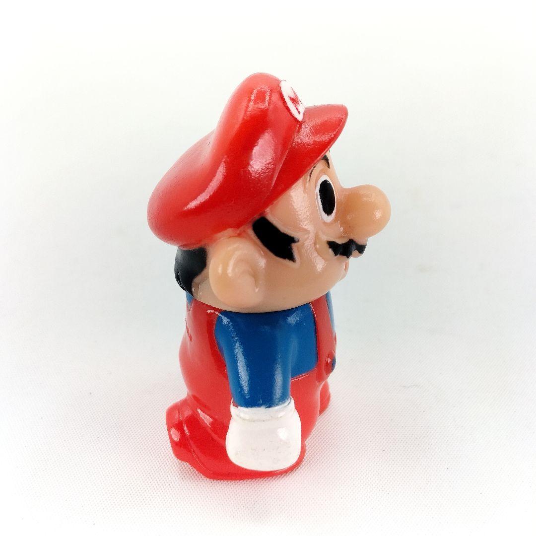 当時物 バンダイ ハッスルマリオ 1986年 ソフビ フィギュア