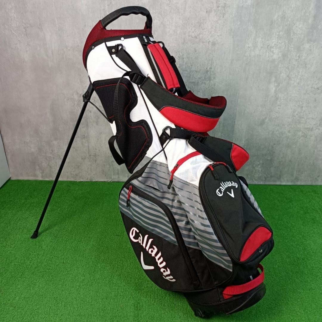 良品　キャロウェイ CHEV スタンド式キャディバッグ 9.0型 口枠7分割