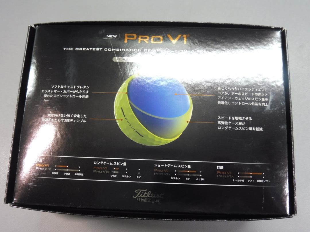 タイトリスト　PRO　V1　2025 イエロー　2ダース　未使用品