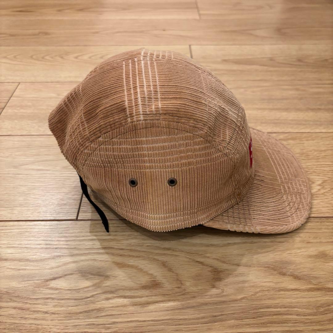 Supreme Cord Plaid Camp Cap ブラウン 08aw