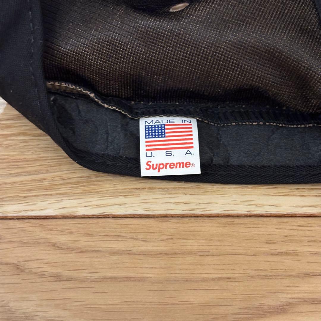 Supreme Cord Plaid Camp Cap ブラウン 08aw