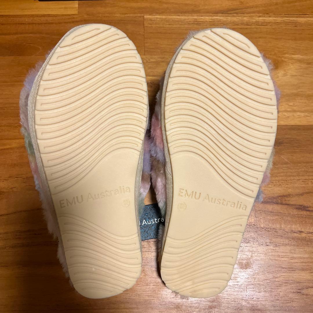 EMU Australia ムートン サンダル レインボー スリッパ