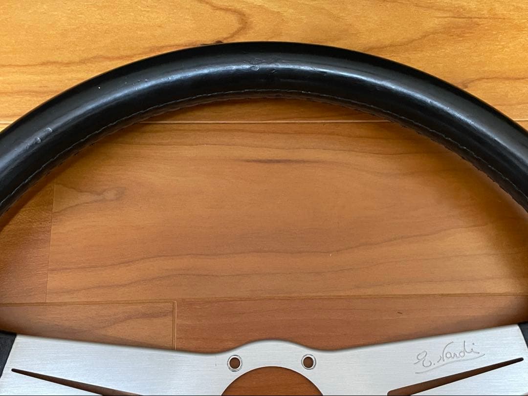 【大径 希少】ナルディ クラシック ブラック φ39 ステアリング 旧車 当時物