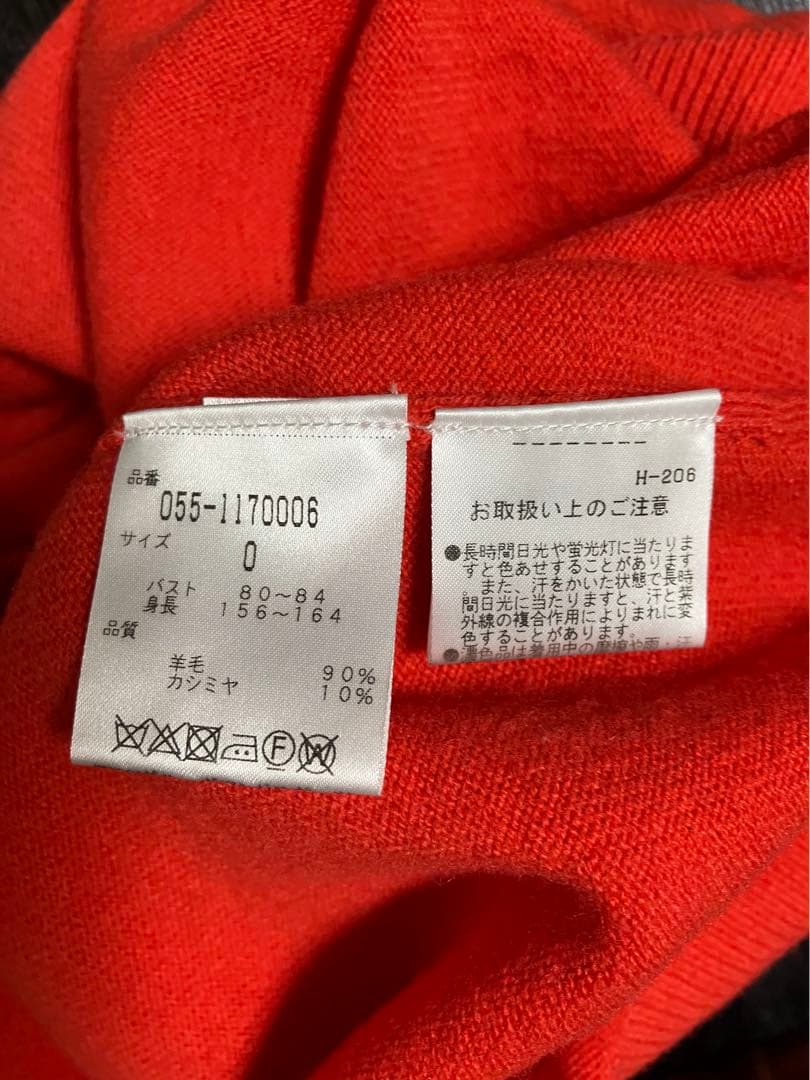 PEARLY GATES オレンジ セーター サイズ0