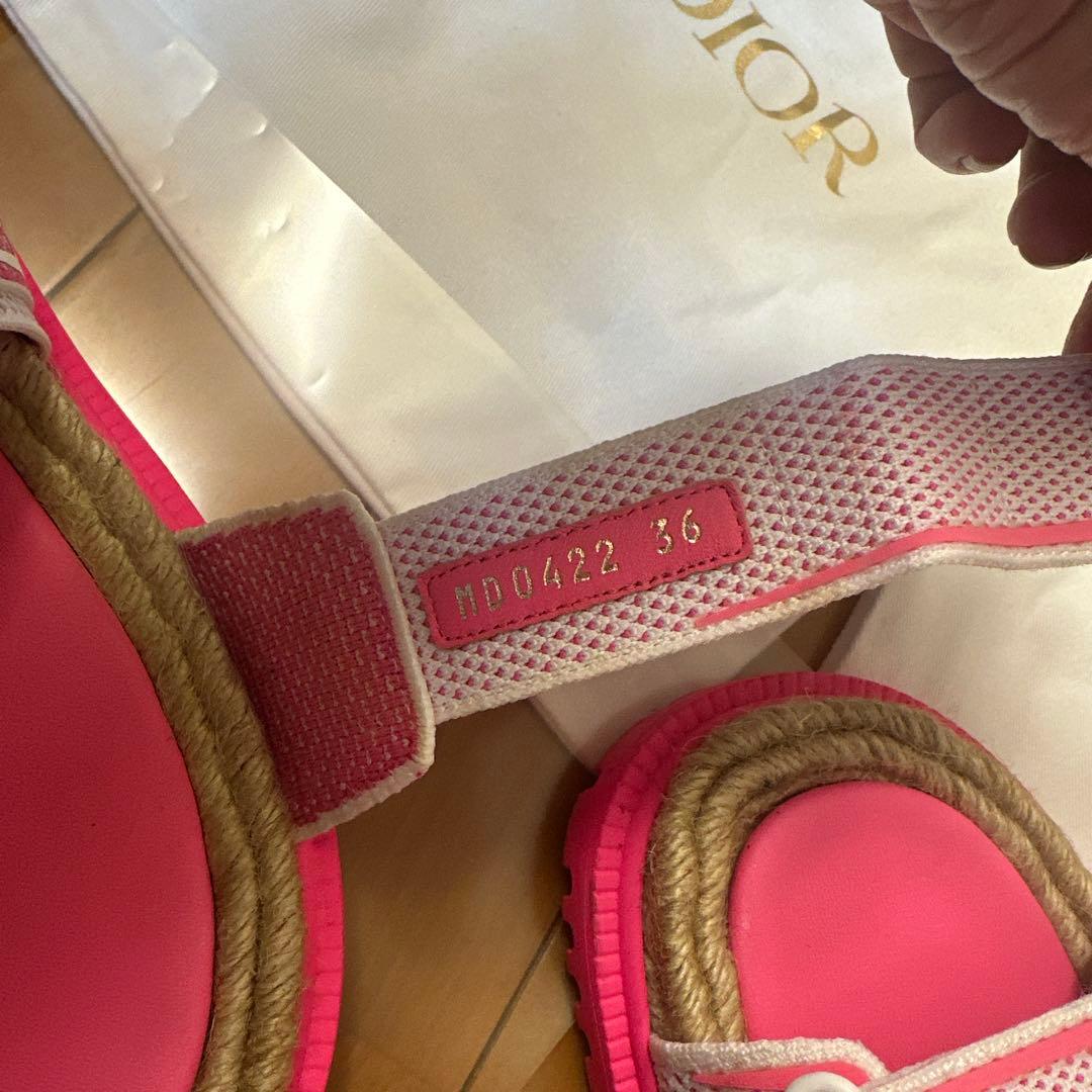 Dior スポーツサンダル ピンク