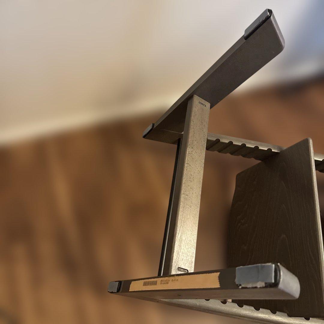 ストッケ　トリップトラップ　チェア　ヘイジーグレー　ベビーセット付き　組立済み