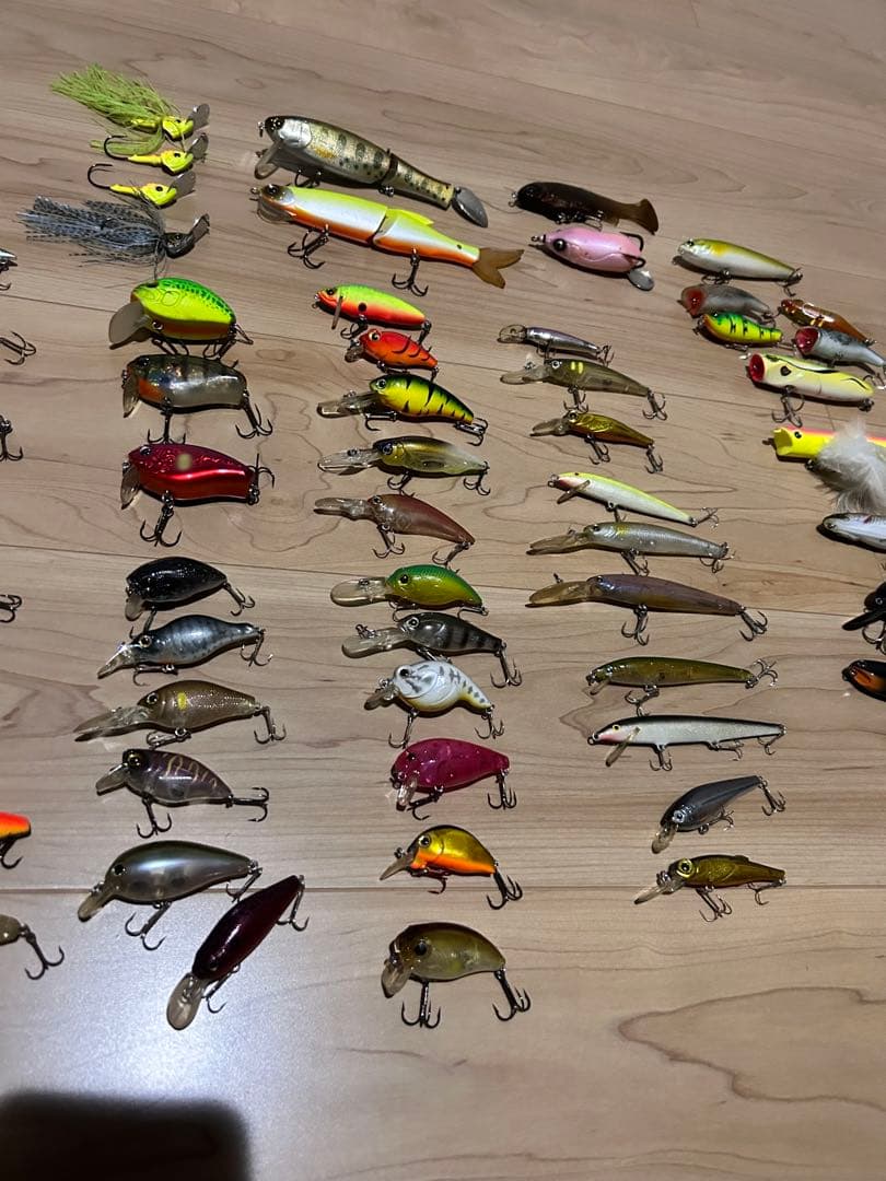 バス釣り引退セット　まとめ売りケース付き