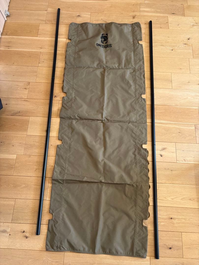 ONETIGRIS 折りたたみ　コット カーキ　2WAY キャンプ　キャンプ用品