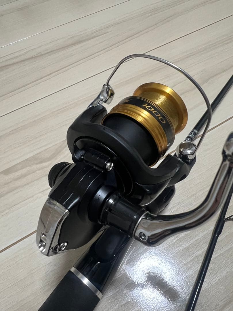 JACKALL BLACK EGG ルアーロッド 1000リール付き