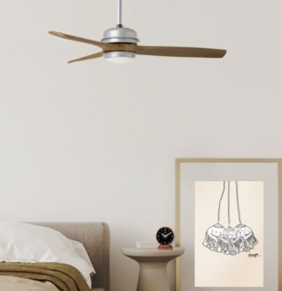 美品　ハモサ　シーリングファン　羽二枚付属