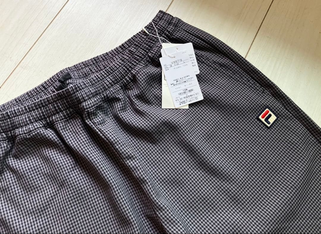 FILAフィラ メンズL 2024年秋冬モデルガンクラブチェック上下セットアップ