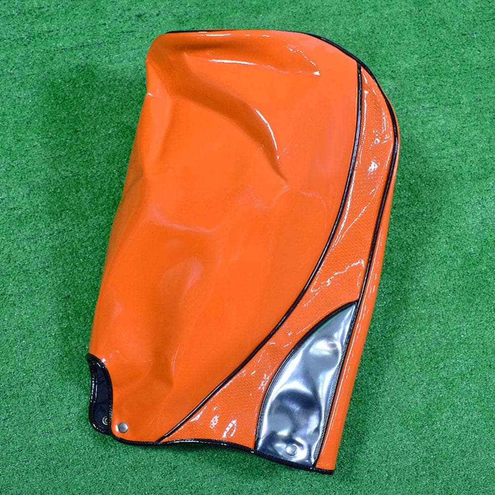 PUMA/プーマ ゴルフ エナメルキャディバッグ９型【オレンジ】中古！