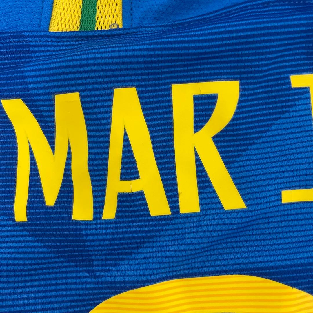 ネイマール　ブラジル代表2018ワールドカップアウェイユニフォーム　肩パッチ付き