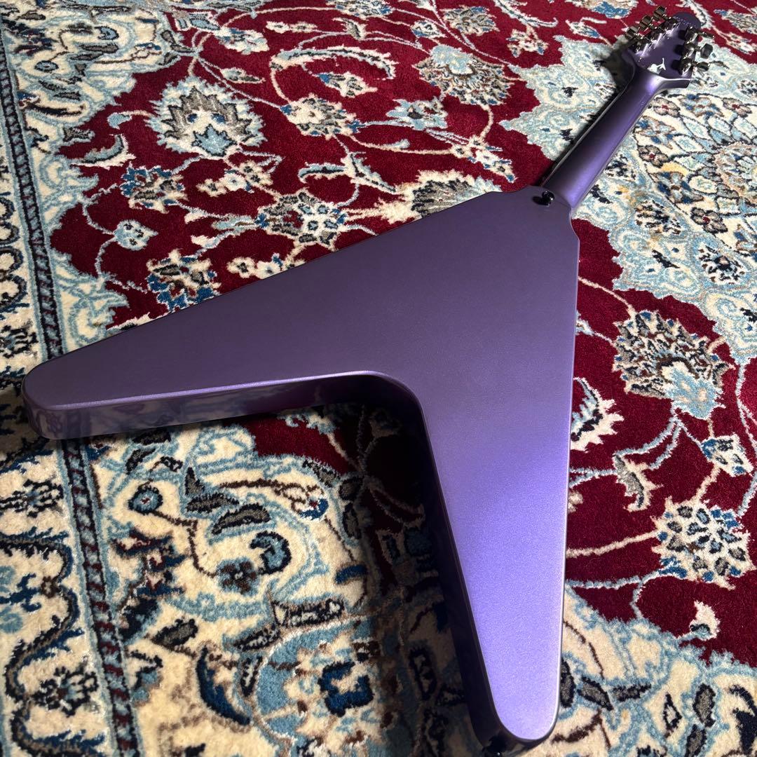 Epiphone カークハメット　メタリカ　1979 Flying V パープル
