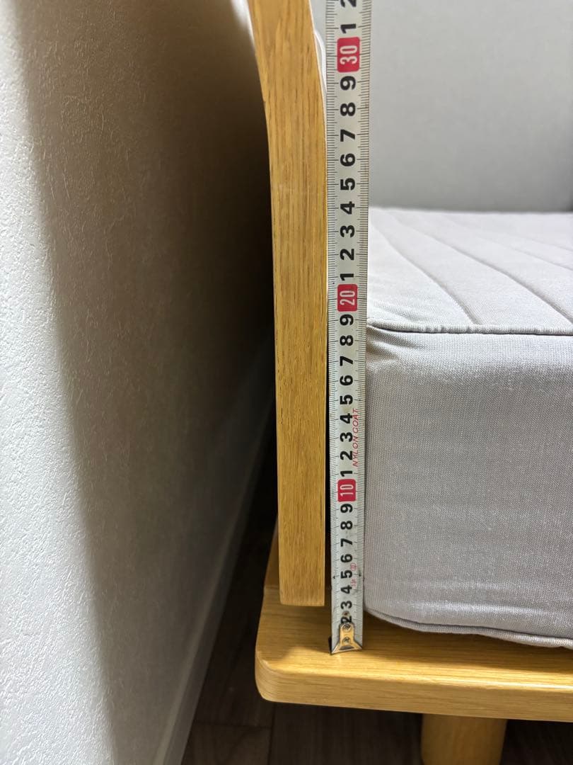 無印木製ダブルベッドフレーム