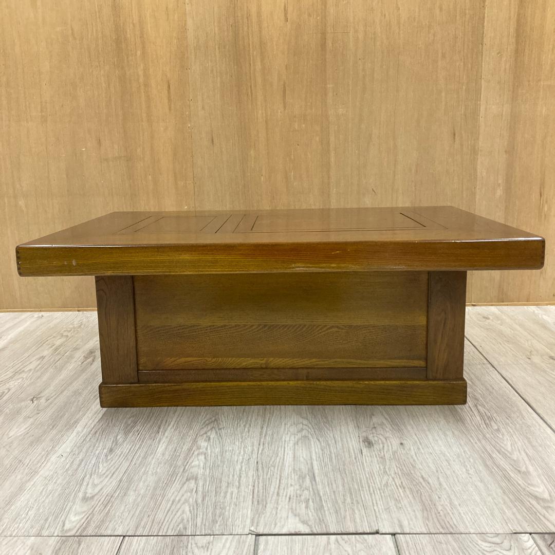 囲炉裏テーブル　座卓　昭和レトロ 火鉢 古民家　 引き出し 木製　天然木