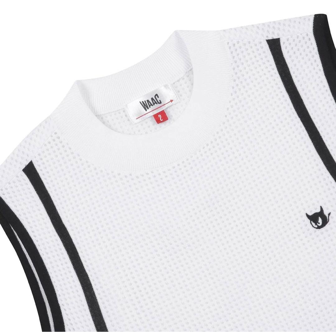 waac メッシュノースリーブ　プルオーバー