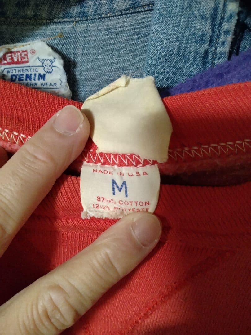 50s〜60s　前Vウィルソン　ビンテージスウェット！ 背面ハーバードプリント！