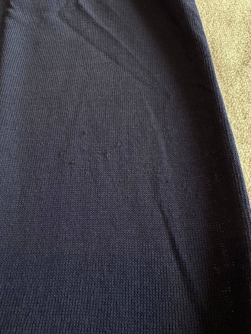 フェリージ　ネイビー ニッポロシャツ エンブレム付き　ゴルフウェア　Lサイズ