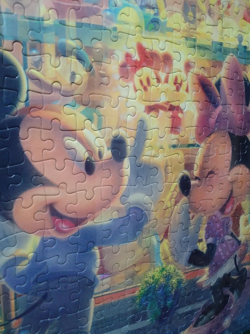 ディズニージグソーパズル1000ピース 額付き完成品 夕暮れのトイショップ