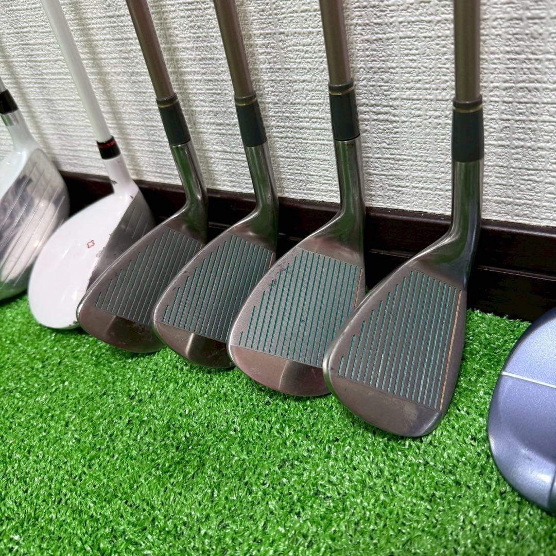 レディース ゴルフクラブセット人気シリーズ フレックスLピンクキャディバッグ付き